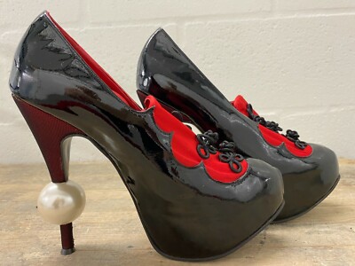 Natacha Marro of London Asian Inspired Pearl Heel Shoe Size 7