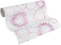 A.S. CréAtion Tapete Vlies Esprit 95829-2 BlüTen Rosa Grau Weiß Stylisch Struktu