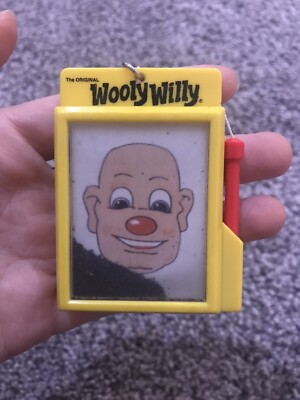 Vintage 1996 The Original Wooly Willy Toy Keychain Basic Fun Inc.