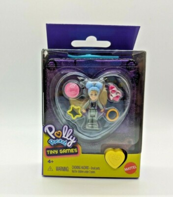 Polly Pocket Tiny Water Games - Blue Hair Astronaut & Moon NEW