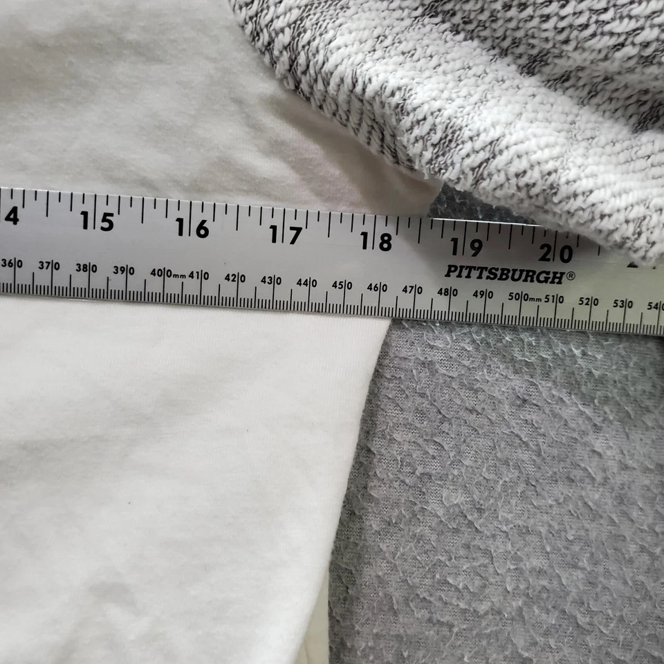 Disney Parks Women Sweatshirt Medium White Hoodie Logo Mickey Mouse Embroidered - Image 4 of 4