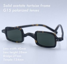 Retro G15 polarized sunglasses solid acetate tortoise glasses Men sunglasses