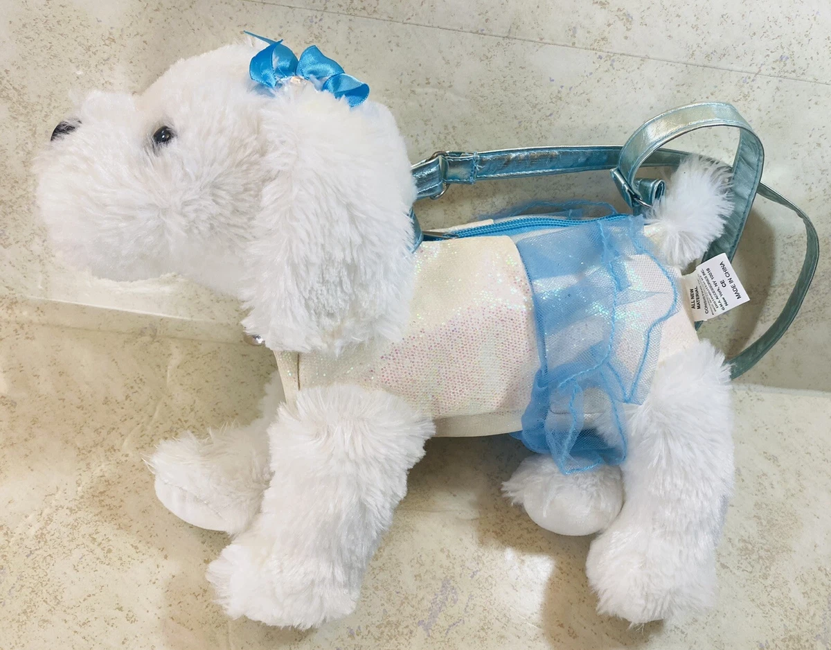 Dog in a purse toy top