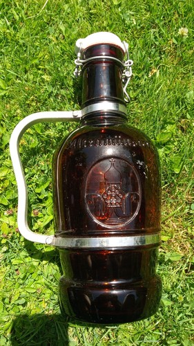 2 Liter Deko Bierflasche Altenmünster Brauer Bier, Alu-Griff u. Bügelverschluss - Bild 2 von 5