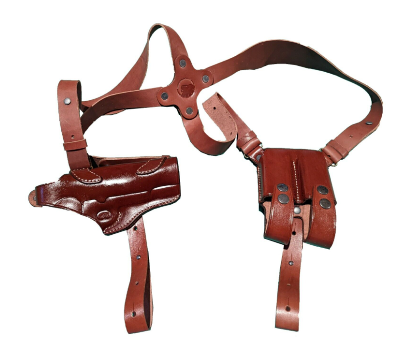 New Colt 1911 Style Pistol Leather Shoulder Holster eBay