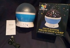 Projektor Stern Mond Sternenhimmel Baby Kinder Nacht Stimmungslampe USB drehbares LED Licht