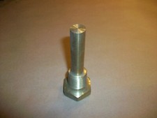 Unbranded Brass Thermocouple Well   4.25" Overall   2 5/8" Probe  1" NPT   NEW