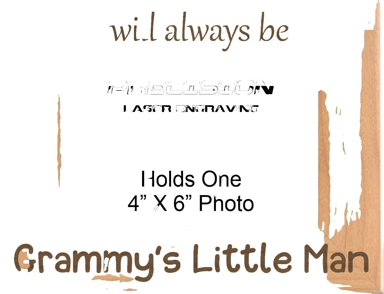 Wooden Rectangle Family & Friends Picture Frames