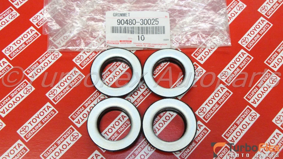 Vedação de tubo vela de ignição Toyota Camry Celica MR2 RAV4 conjunto de 4 genuínas 90480-30025 - Imagem 3 de 3