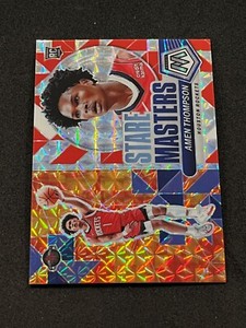 2023-24 Panini Mosaic Basketball Amen Thompson Stare Masters Mosaic Prizm #19