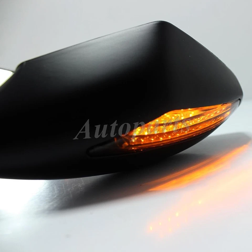 Espejos retrovisores negros mate para HONDA CBR600RR 2003-2011 CBR 1000 RR 2004-2007 Foto 3 de 4