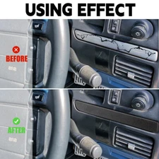 2X Dash Panel Trim Bezel Inserts For Ford 92-96 F-150 Bronco & 92-97 F-250 F-350