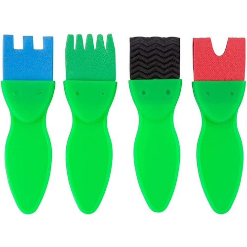 36 Piece Kids Painting Kit for Arts and Crafts with Foam Paint Brushes, Rolle... - Picture 7 of 9