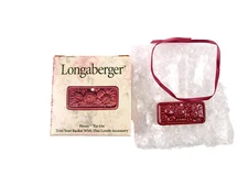 Longaberger Peony Tie-On for Peony Basket NEW in Box