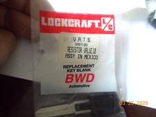 New Lockcraft V.A.T.S. Replacement Key Blank for GM Cars, Resistor Value 10