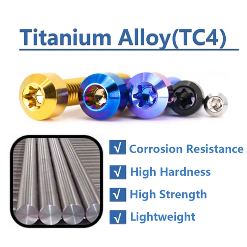 M4M5M6M8M10 Titanium Bolts Taper Cone Socket Head Motorcycle Modification Screws - Picture 4 of 205