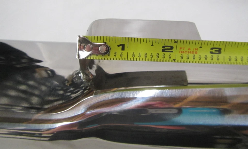 2,5" MOPAR A BODY DODGE, DEMON, DART, DUSTER, & PLYMOUTH PONTAS DE ESCAPE DE AÇO INOXIDÁVEL - Imagem 4 de 4