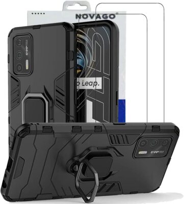 Pack De Protection Pour Realme GT 5G - 2 Verres Trempés + 1 Coque, Anti-choc 9H (Novago)