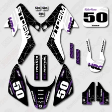 Purple Storm Racing Graphics Kit fits 04-12 Honda Crf50 CRF 50 Decals Stickers