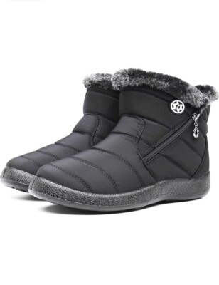 Eagsouni Zip Winter Boots Eagsouni Shoes Women Size 95 Or Men 85