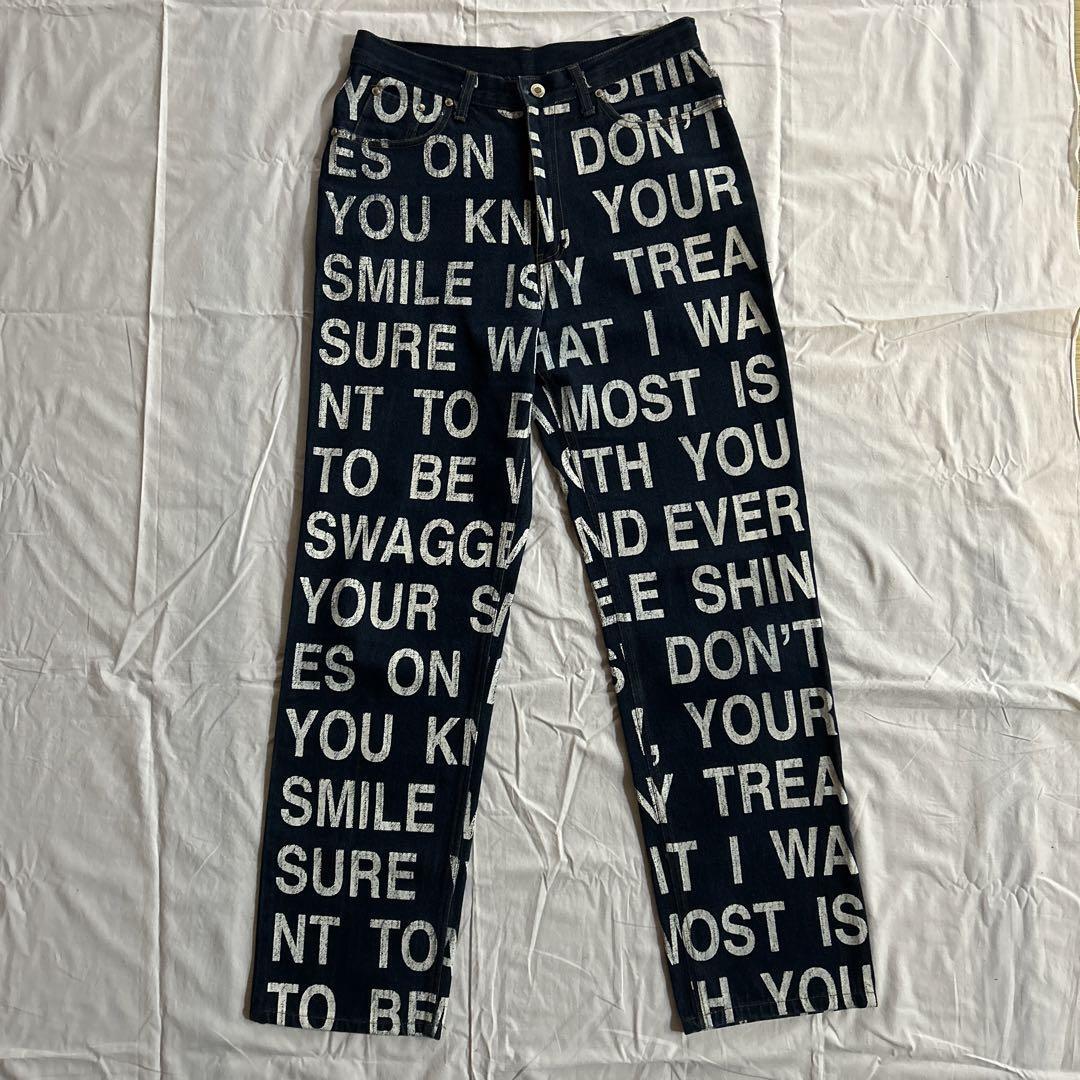 Swagger Paint Denim Y2K - Size 41 Waist, Unique Archive Swagger Paint Denim Y2K - Size 41 Waist, Unique Archive