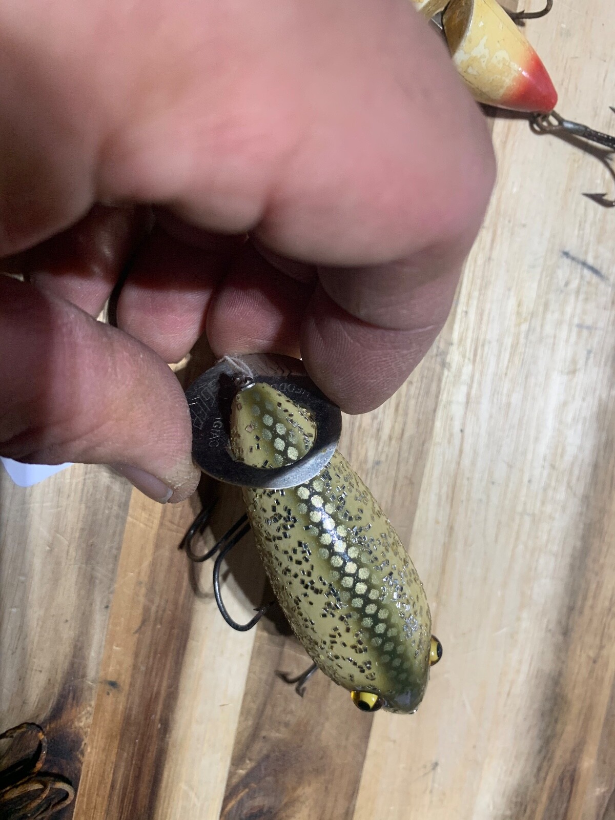 Lot De 2 Leurres Vintage Heddon : Zara Puppy (transparent) + Tiny Torpedo, Pêche Bass