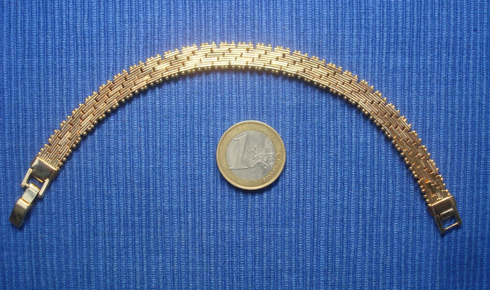Bracelet gourmette plaqué or poinçonné B26AG, idée cadeau bijou intemporel