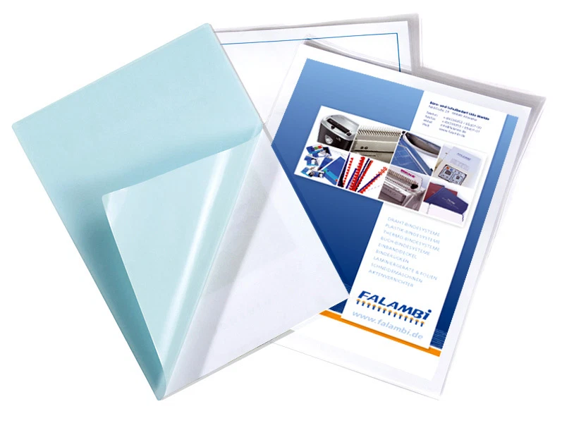 100 selbstklebende Laminierfolien DIN A4, 2x 80 mic, Laminiertaschen SK