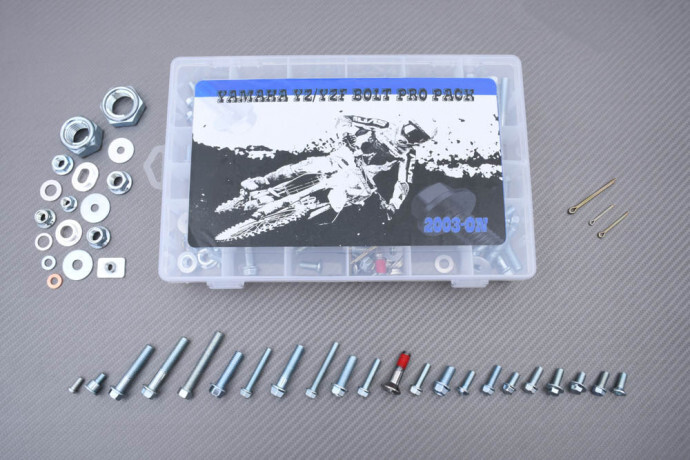 Visserie YAMAHA TTR 110 haute résistance pour une fixation durable du carénage 2018-2023
