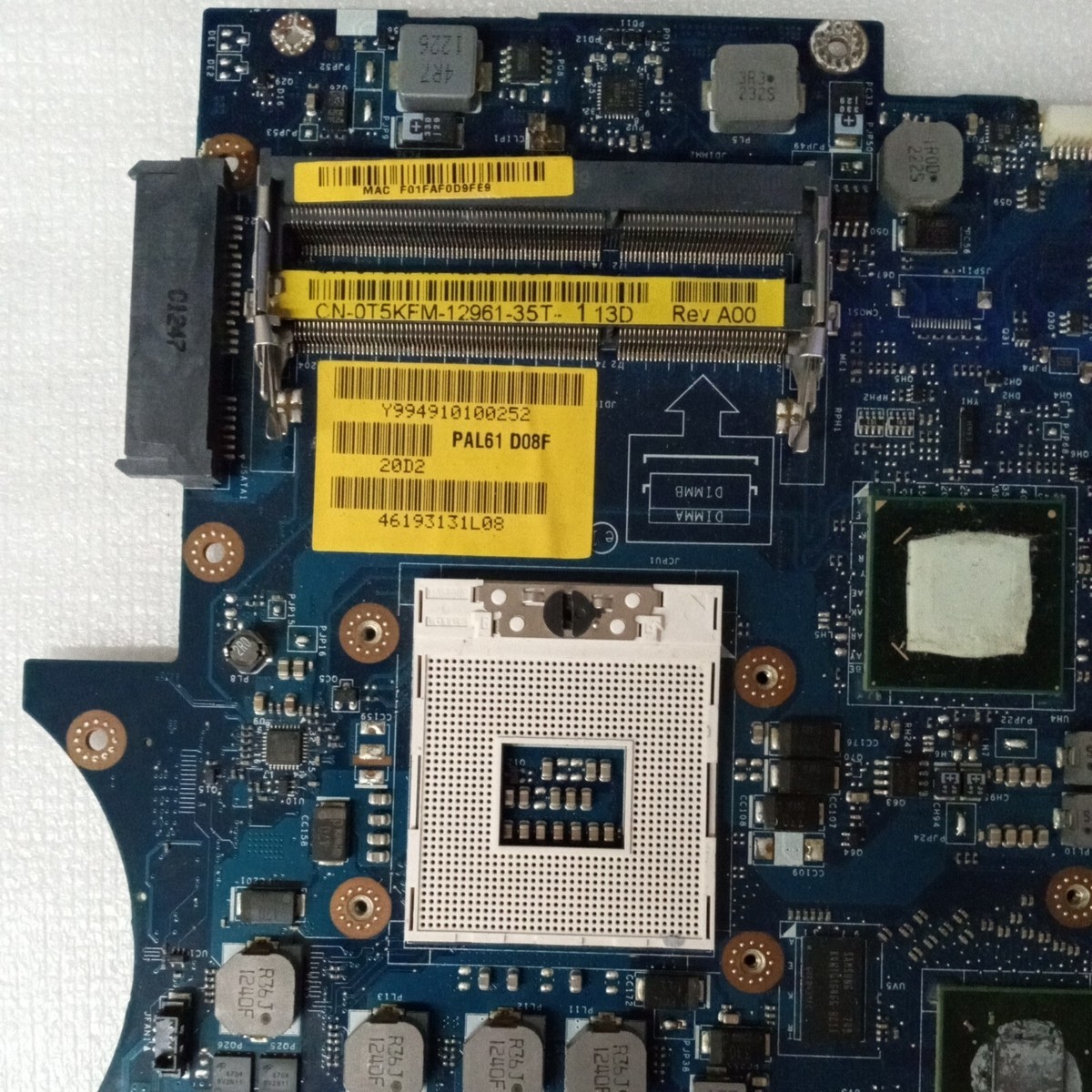 Dell Latitude E6520 Motherboard 0T5KFM NVIDIA NVS 4200m for sale