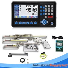 3 Axis DRO Bridgeport Milling Machine High Accuracy 14'' 36'' 16'' Linear Scales