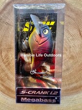 Megabass S-Crank 1.2 Squarebill Crankbait, Bass, Free Shipping! NWT!