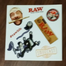 Kevin Smith Raw Rolling Papers Smodcast View Askew Sticker Sheet Jay Silent Bob
