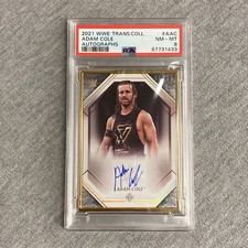 2020 Topps WWE Transcendent Collection Adam Cole Autographs PSA 8