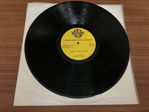 METALSHOP Radio PROMO LP 1987 Saxon KISS Iron Maiden MSG Leatherwolf W.A.S.P. - Picture 2 of 6