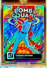 Shohei Ohtani RARE BOMB SQUAD REFRACTOR INVESTMENT CARD SSP PANINI ANGELS MINT