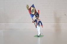 STADDEN LASSET NAPOLEONIC FRENCH IMPERIAL GUARD MARCHING with COLOUR om