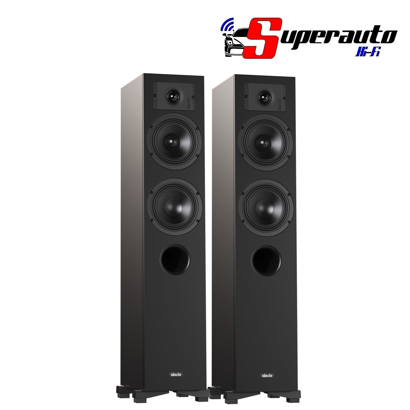 INDIANA LINE NEW DIVA 5 B Diffusori 2,5 vie Casse Pavimento Home Nero