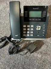 Yealink SIP-T42S Ultra-elegant 12 Line Gigabit IP Desktop Office Phone & Adapter