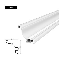 Image of 1M LED Profile Aluminium Channel Extrusion Housing Track For LED Strip Light