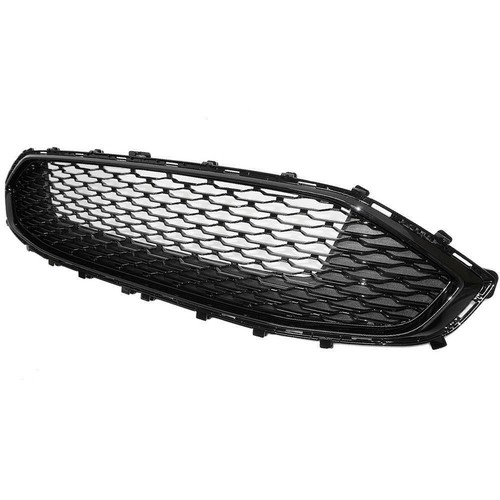 Front Upper Bumper Grille Grill Gloss Black Mesh Fits For 2019 2020 Ford Fusion - Picture 10 of 12
