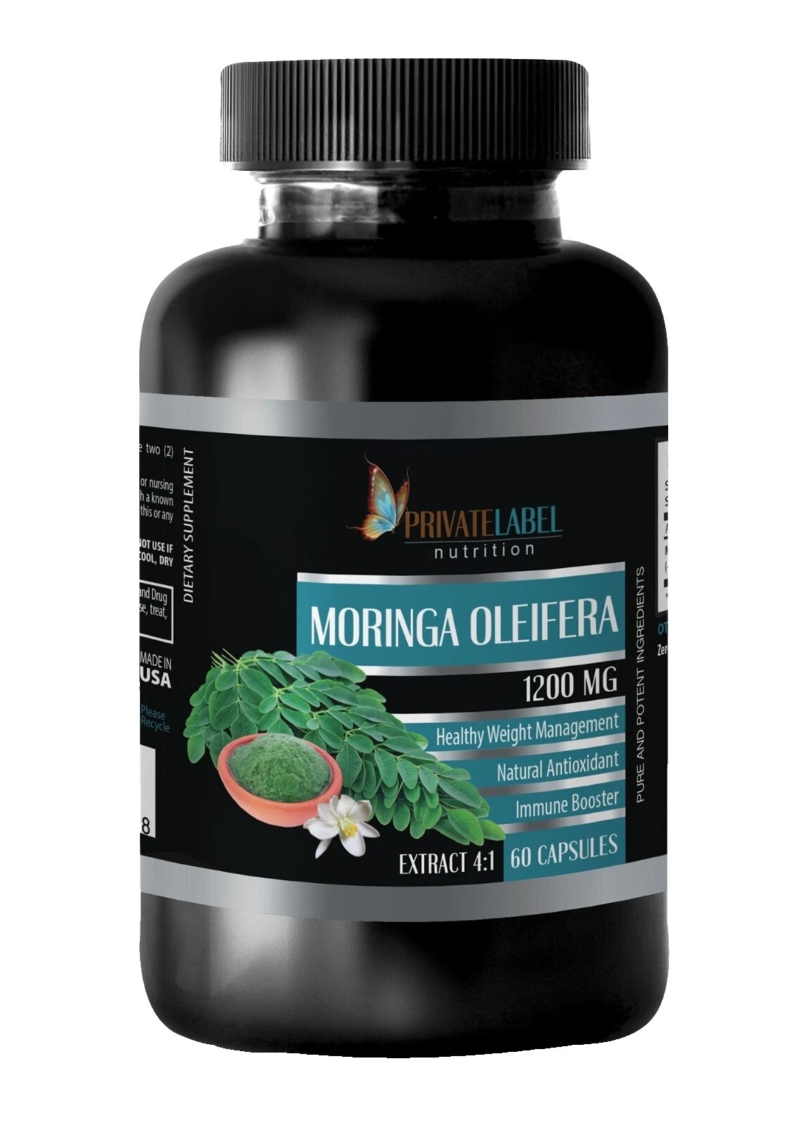 Moringa Seeds Capsule Organic Herbs & Botanicals