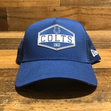 Indianapolis Colts Hat Snapback Cap Men Blue Mesh Back New Era NFL Football READ