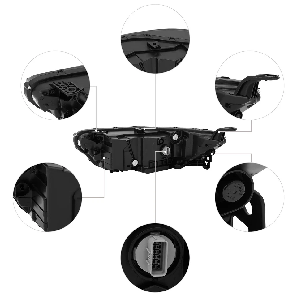 For 2023-2025 Honda Accord Full LED Headlight Headlamp (8-Pin) Passenger Side RH Foto 4 de 4