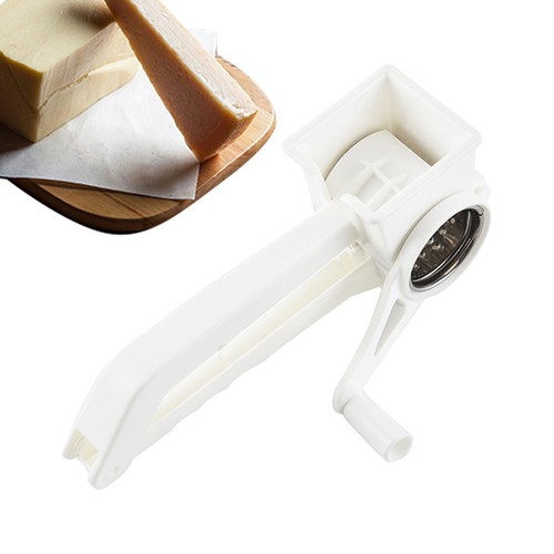 Rotary Cheese Grater Handheld Cheese Grater with Handle Stainless Steel brightly - Picture 6 of 12