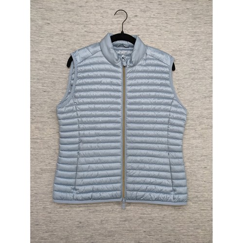 Save The Duck Puffer Vest Lightweight Full Zip Sleeveless Jacket M Plumtech