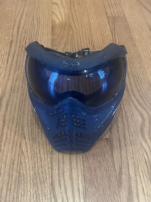 V-Force Grill Paintball Mask - Black Custom Strap Ear Pad Mod Tinted Anti Fog