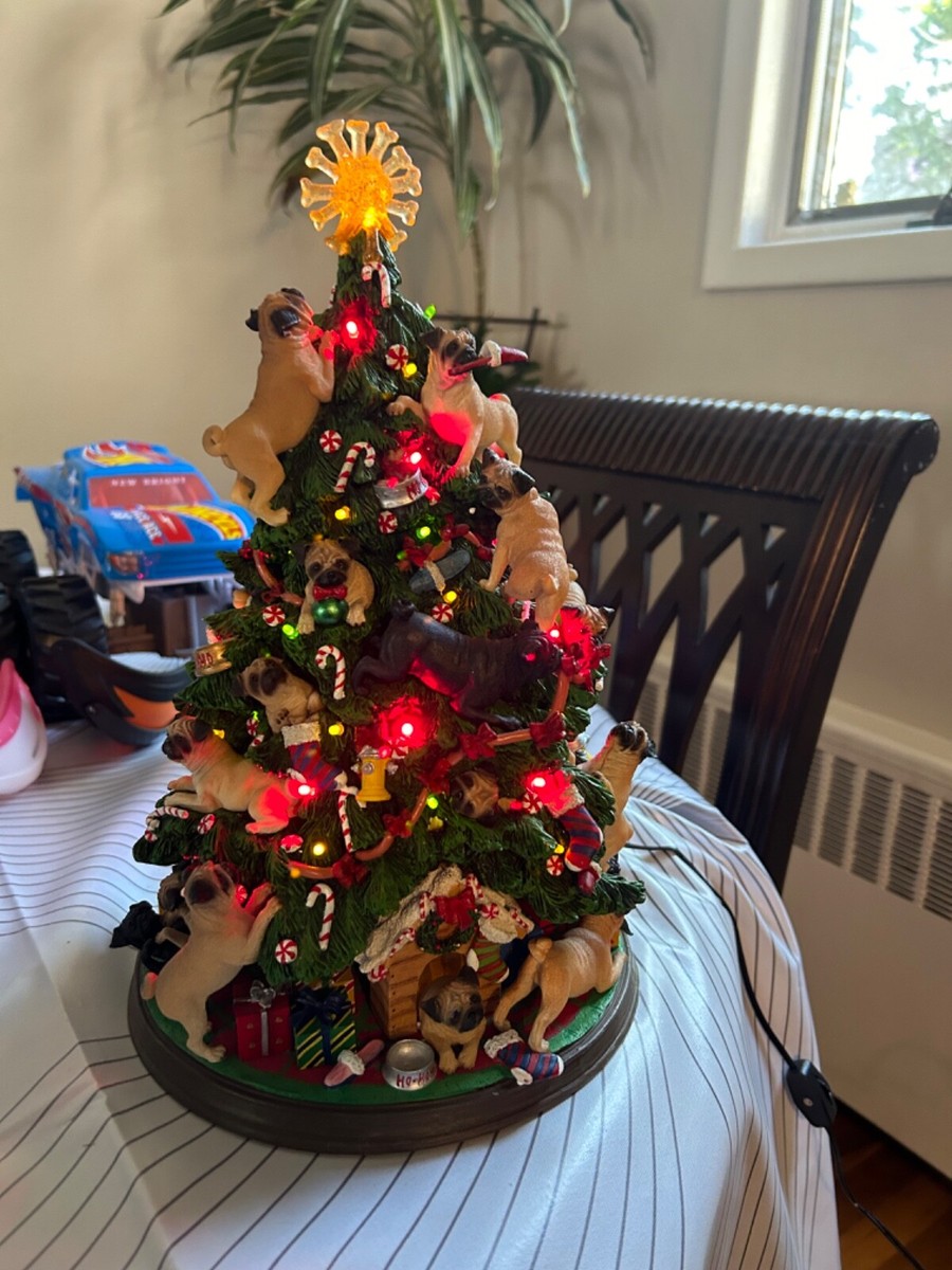 Danbury Mint pug Christmas tree | eBay
