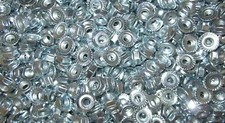 1/4-20 Serrated Hex Flange Nuts Flange Lock Nuts or Spin/Wiz Nuts Zinc 600 Ct