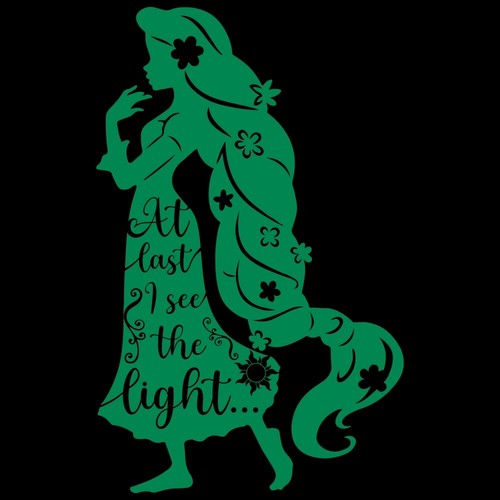 7" RAPUNZEL QUOTE v2 Vinyl Decal Sticker Car Window Laptop Disney Tangled Light - Picture 27 of 31